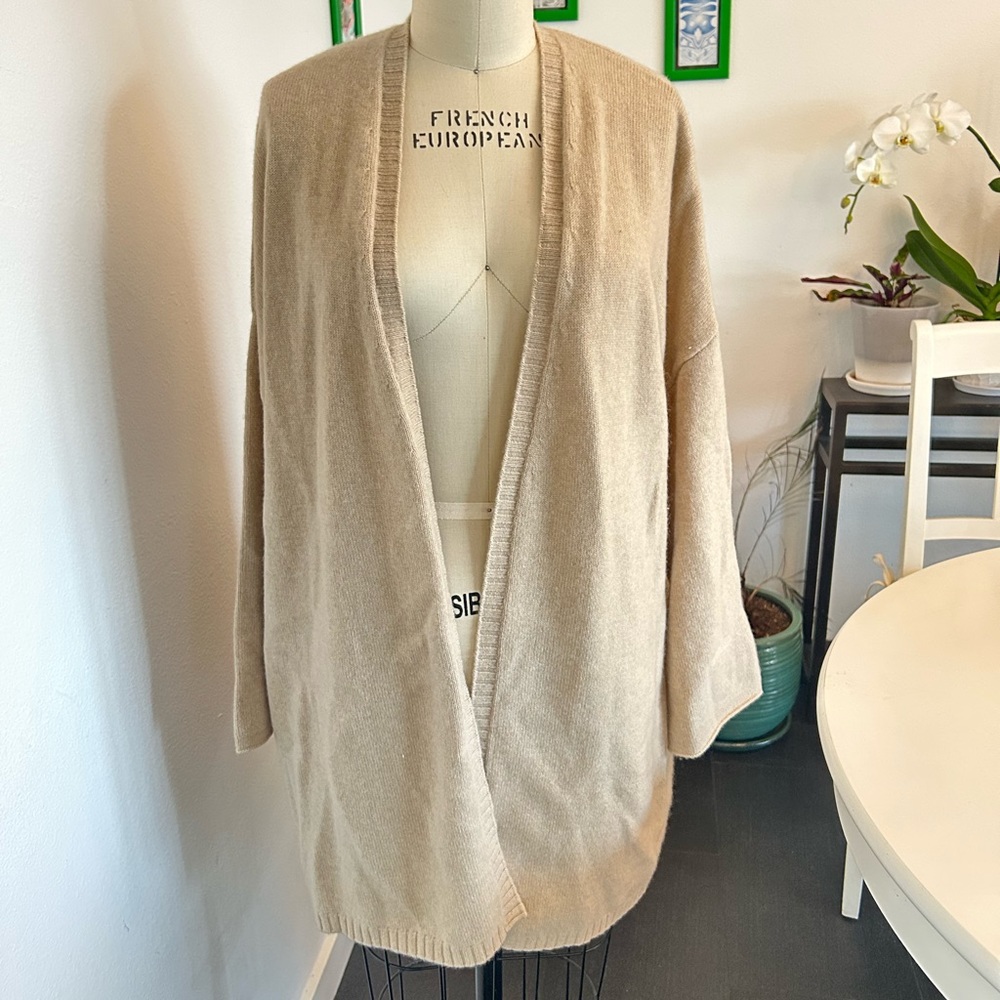 Allude Long Cashmere Cardigan